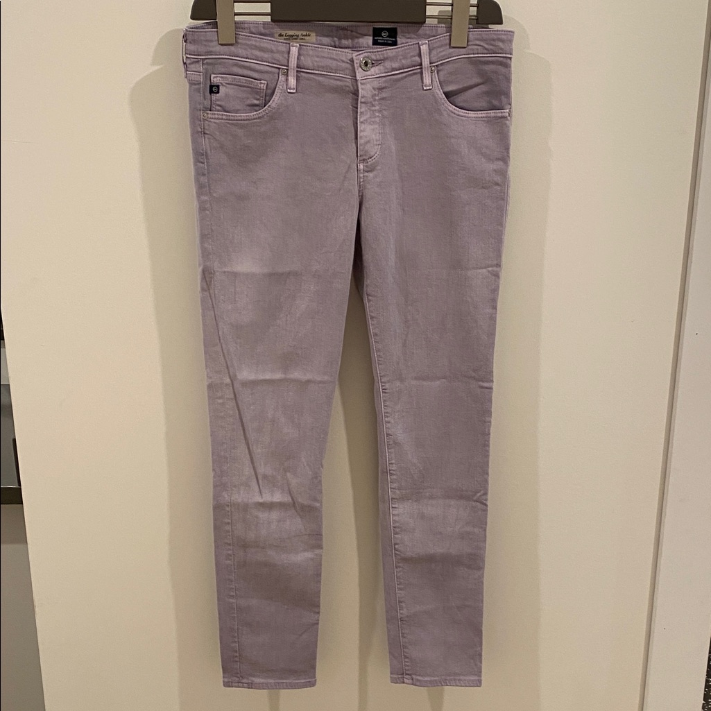 Ag Adriano Goldschmied Women's The Legging Ankle Lavender Jeans